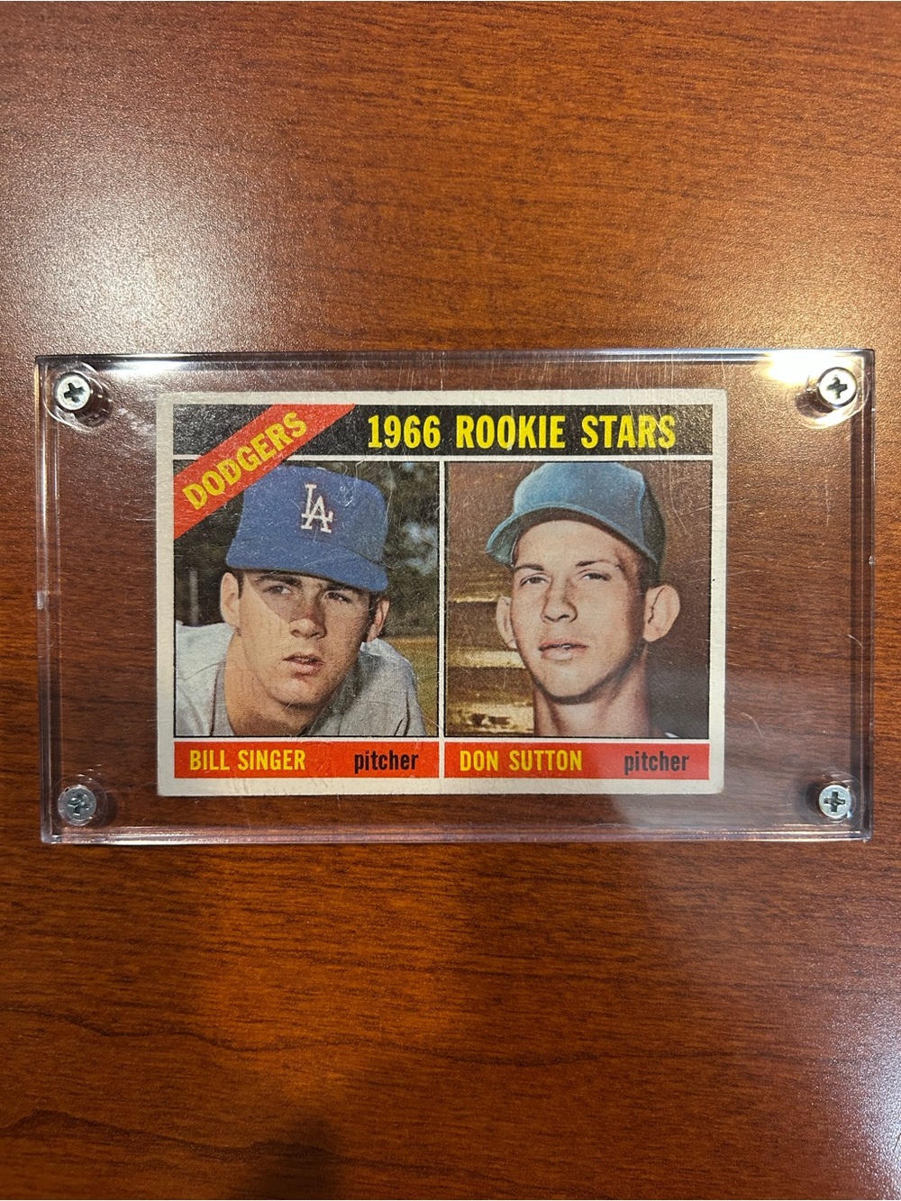 1966 Bill Singer / Don Sutton Rookie Topps #288 Card